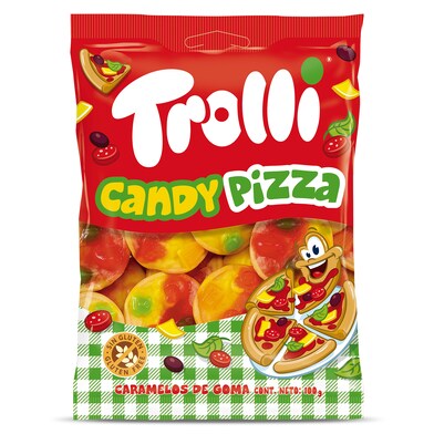 Golosinas mini pizzas Trolli bolsa 100 g-0 Golosinas mini pizzas Trolli bolsa 100 g-0