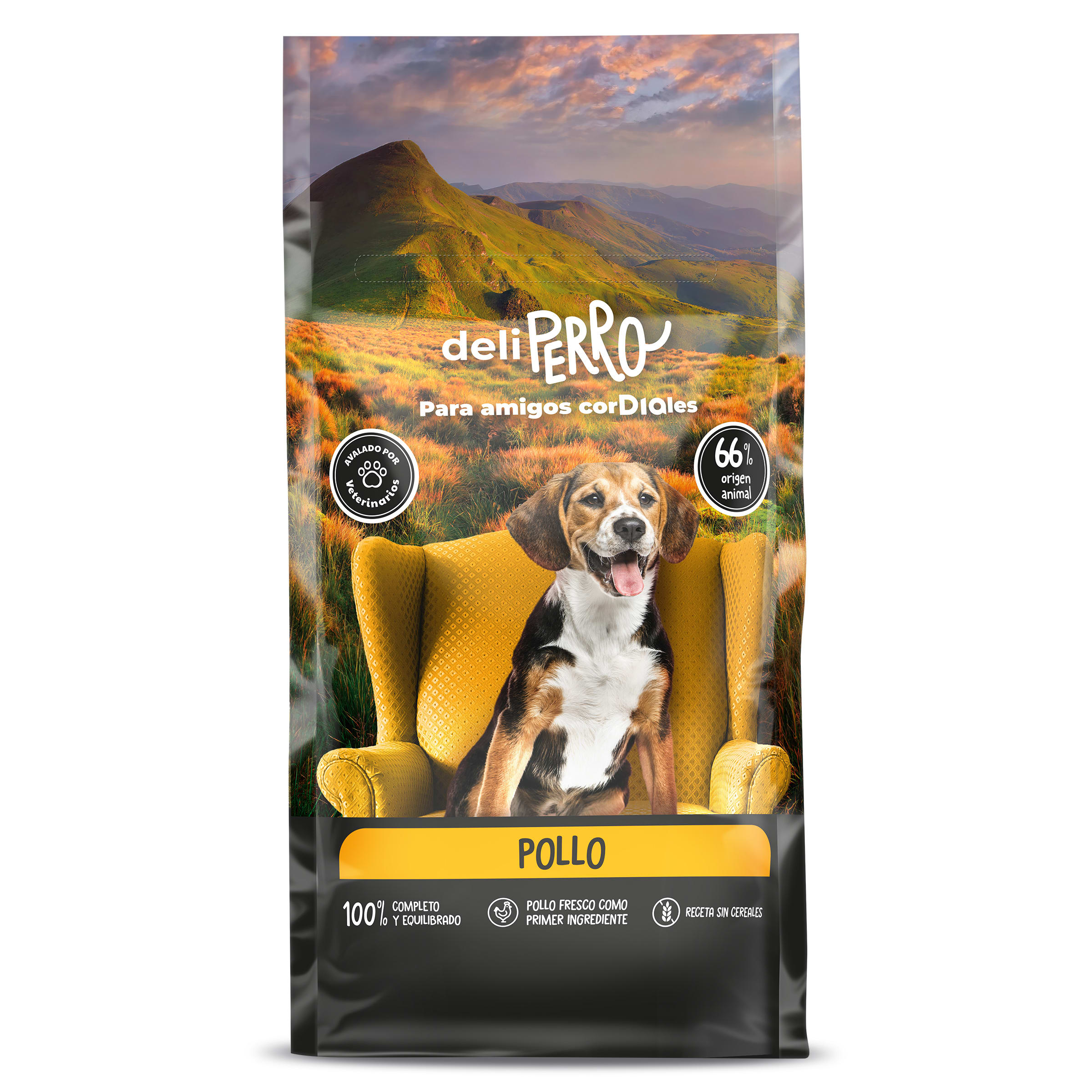 Alimento para perro adulto de pollo premium Dia Deliperro 1.5 Kg