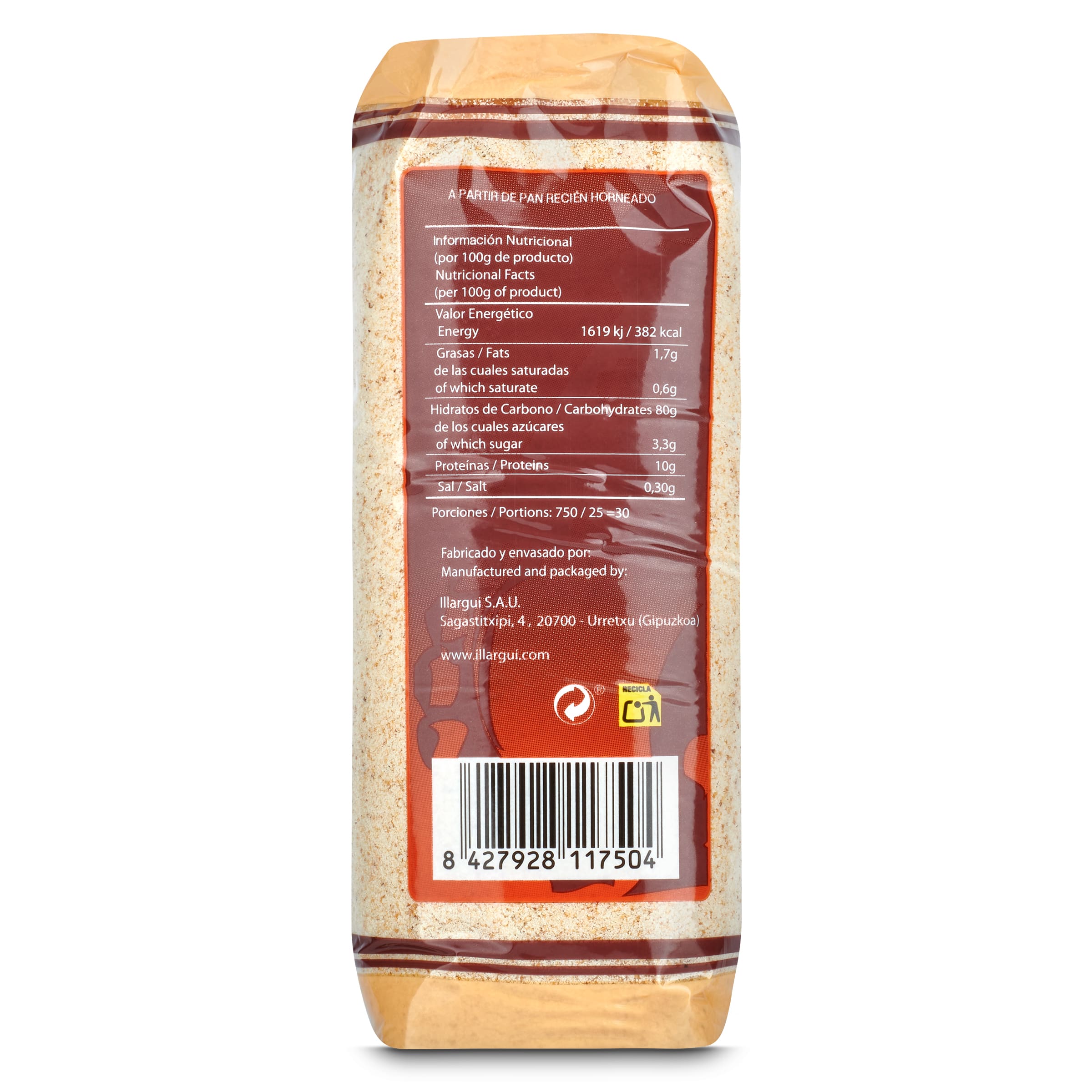 Pan rallado Onena 750 g