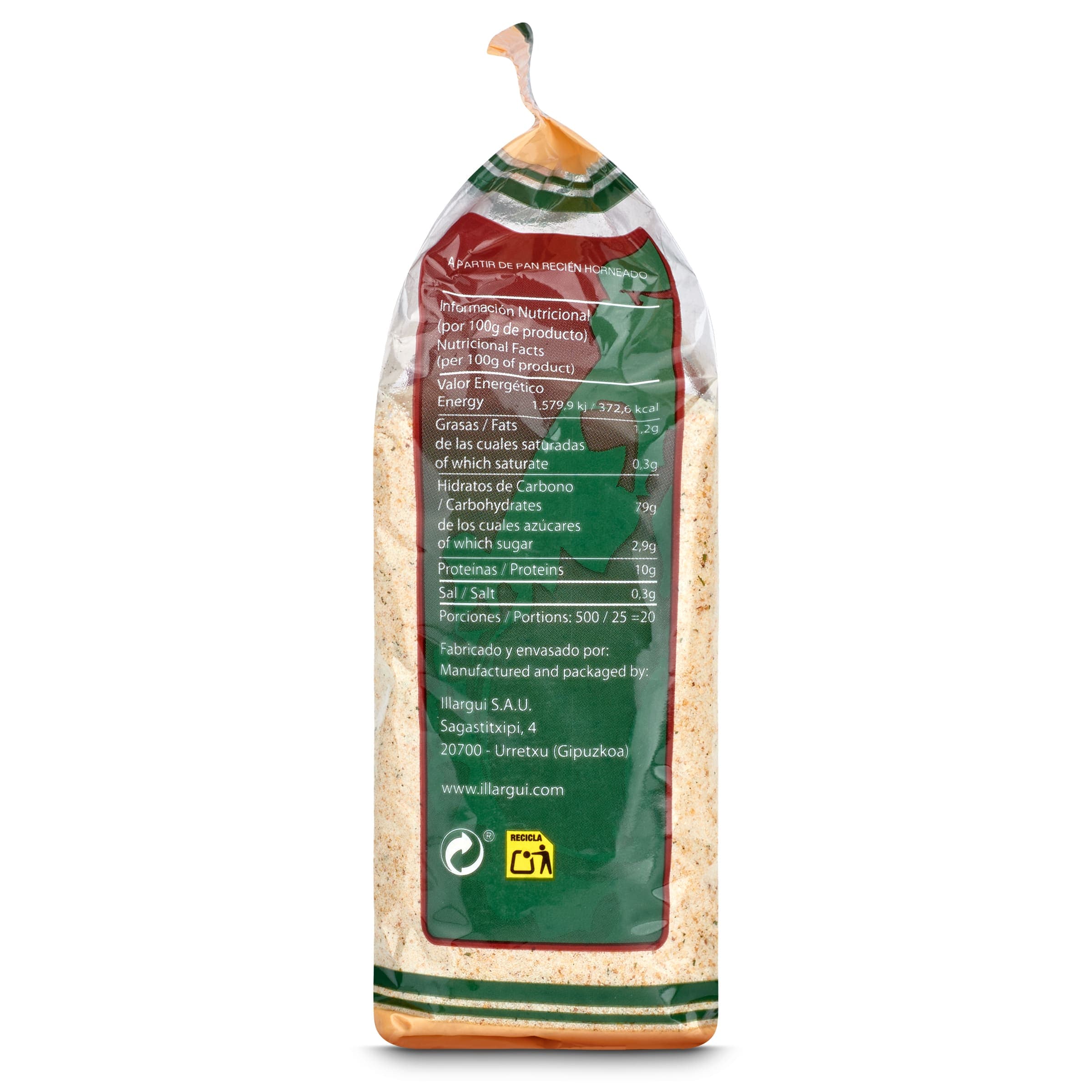 Pan rallado con ajo y perejil Onena 500 g