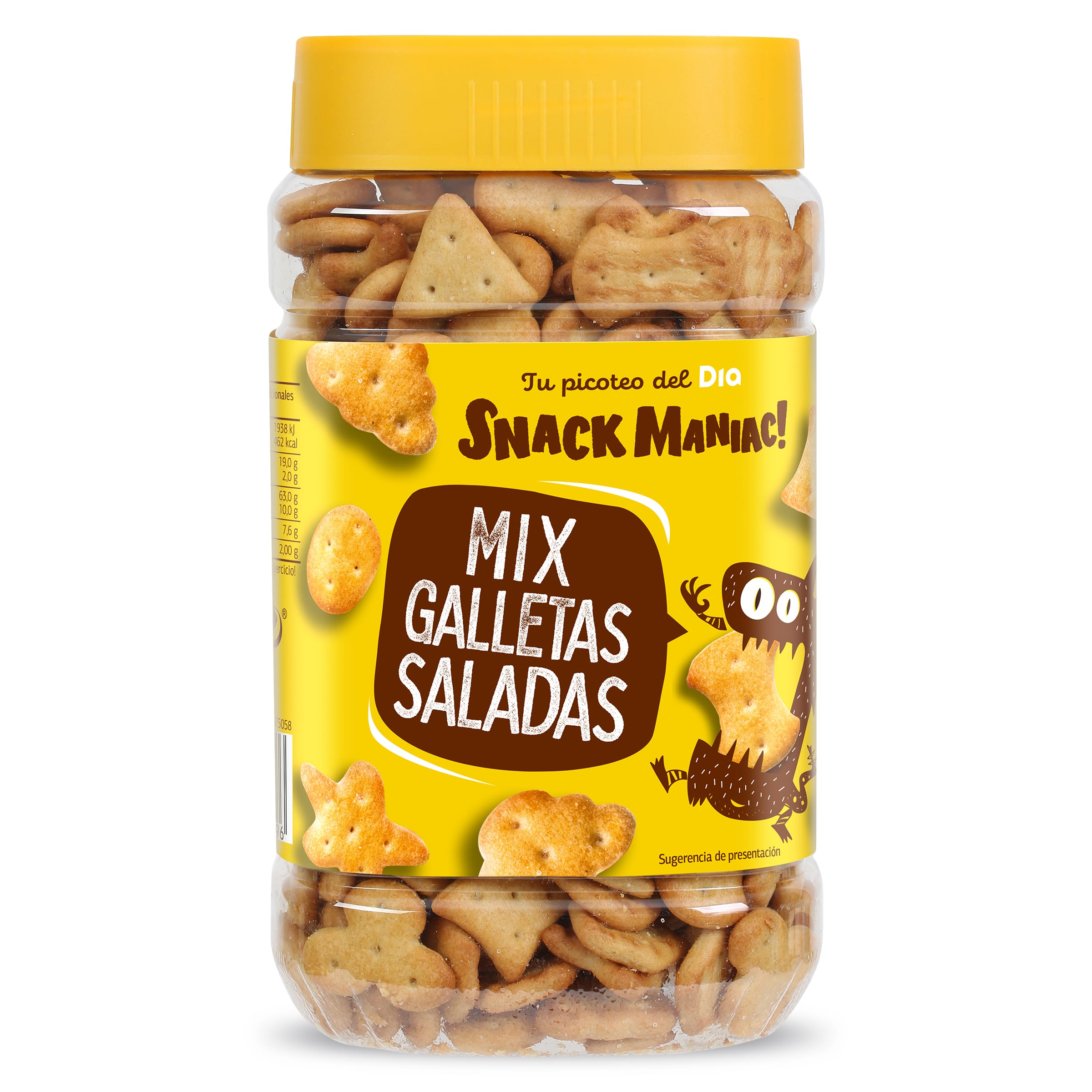Mix de galletas saladas Dia Snack Maniac 350 g