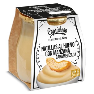 Natillas al huevo con manzana caramelizada Dia Caprichoso 125 g