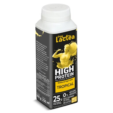 Bebida de yogur tropical alta en proteínas Dia Láctea botella 250 ml-0