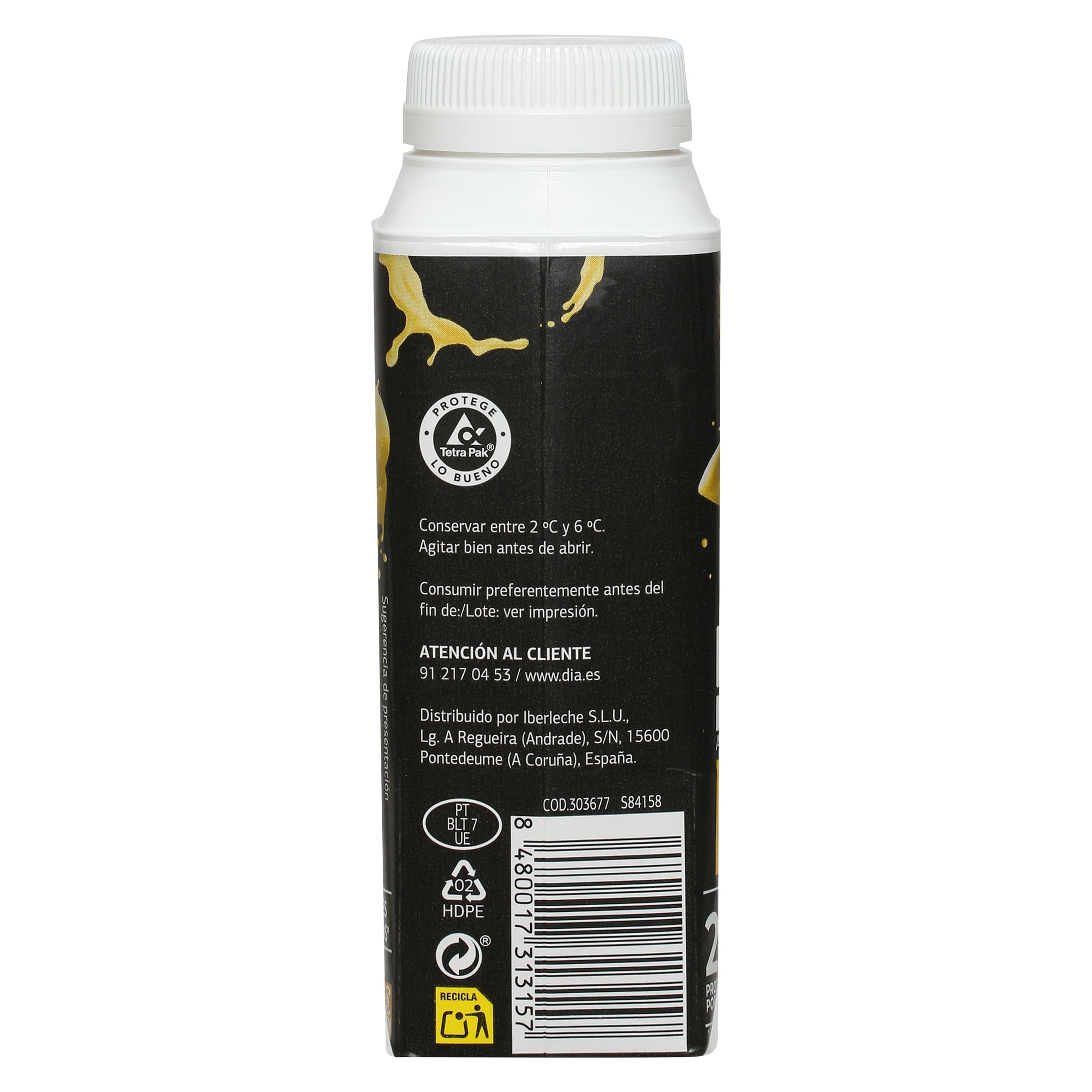 Bebida de yogur tropical alta en proteínas Dia Láctea 250 ml