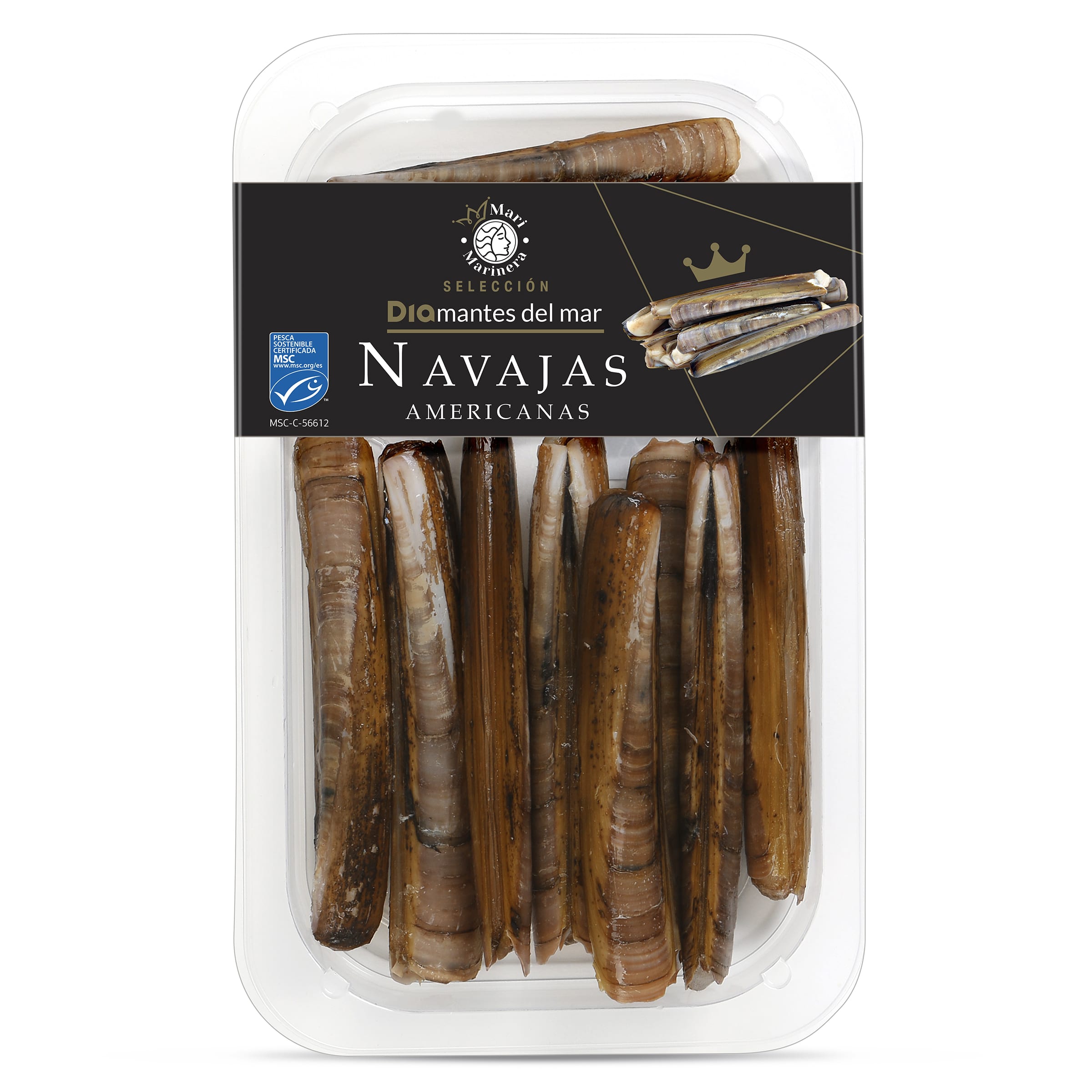 Navajas crudas MSC Mari Marinera de Dia bandeja 300 g