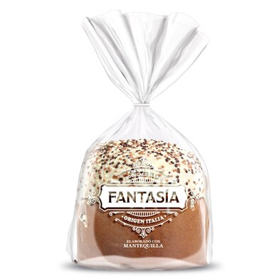 Panettone relleno con cobertura de chocolate blanco El Molino de Dia bolsa 750 g-0 Panettone relleno con cobertura de chocolate blanco El Molino de Dia bolsa 750 g-0