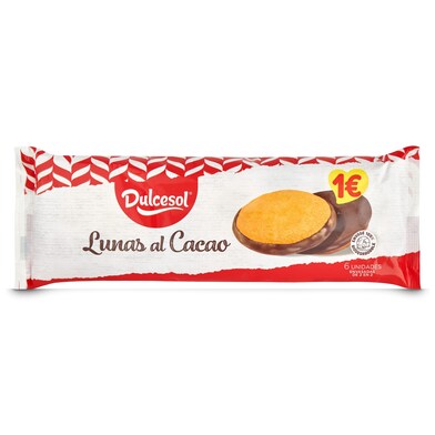 Lunas de cacao Dulcesol bolsa 132 g-0 Lunas de cacao Dulcesol bolsa 132 g-0
