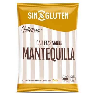 Galletas sabor mantequilla sin gluten Galleteca de Dia bolsa 120 g-0