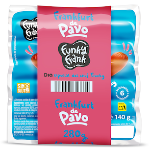 salchichas frankfurt de pavo 2 x 140 g