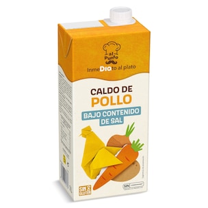 caldo de pollo bajo en sal 1 l