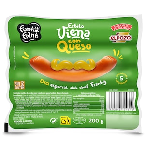 salchichas viena con queso 200 g