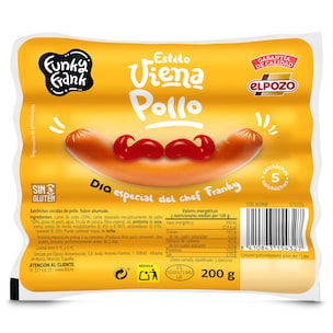 salchichas viena de pollo 200 g