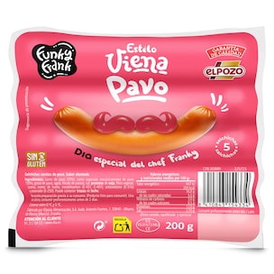 salchichas viena de pavo 200 g