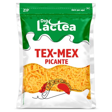 Queso tex-mex picante rallado Dia Láctea bolsa 150 g-0