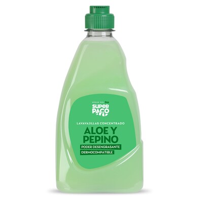 Lavavajillas concentrado aloe y pepino Super Paco de Dia botella 500 ml-0 Lavavajillas concentrado aloe y pepino Super Paco de Dia botella 500 ml-0
