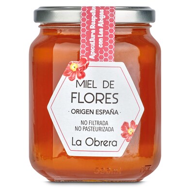 Miel de flores La obrera frasco 500 g-0 Miel de flores La obrera frasco 500 g-0