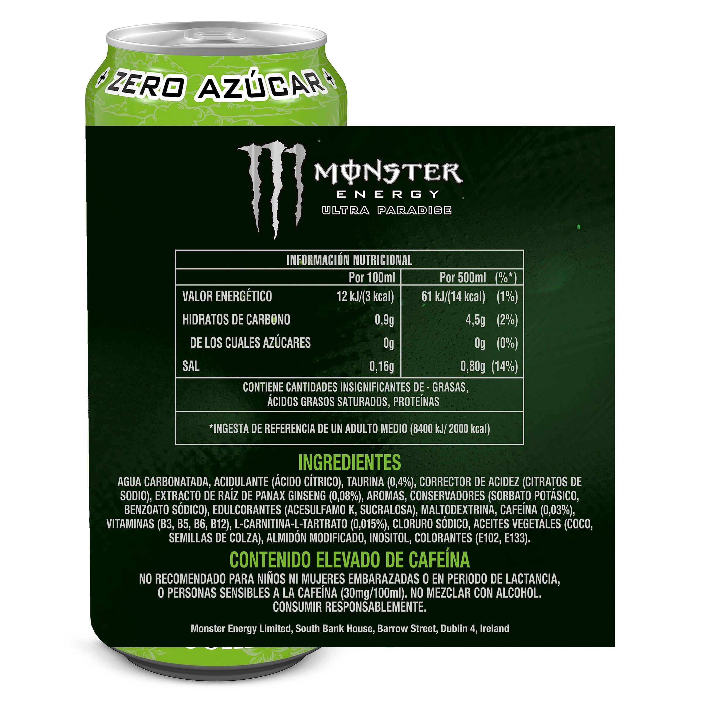 Monster ultra paradise zero 500 ml