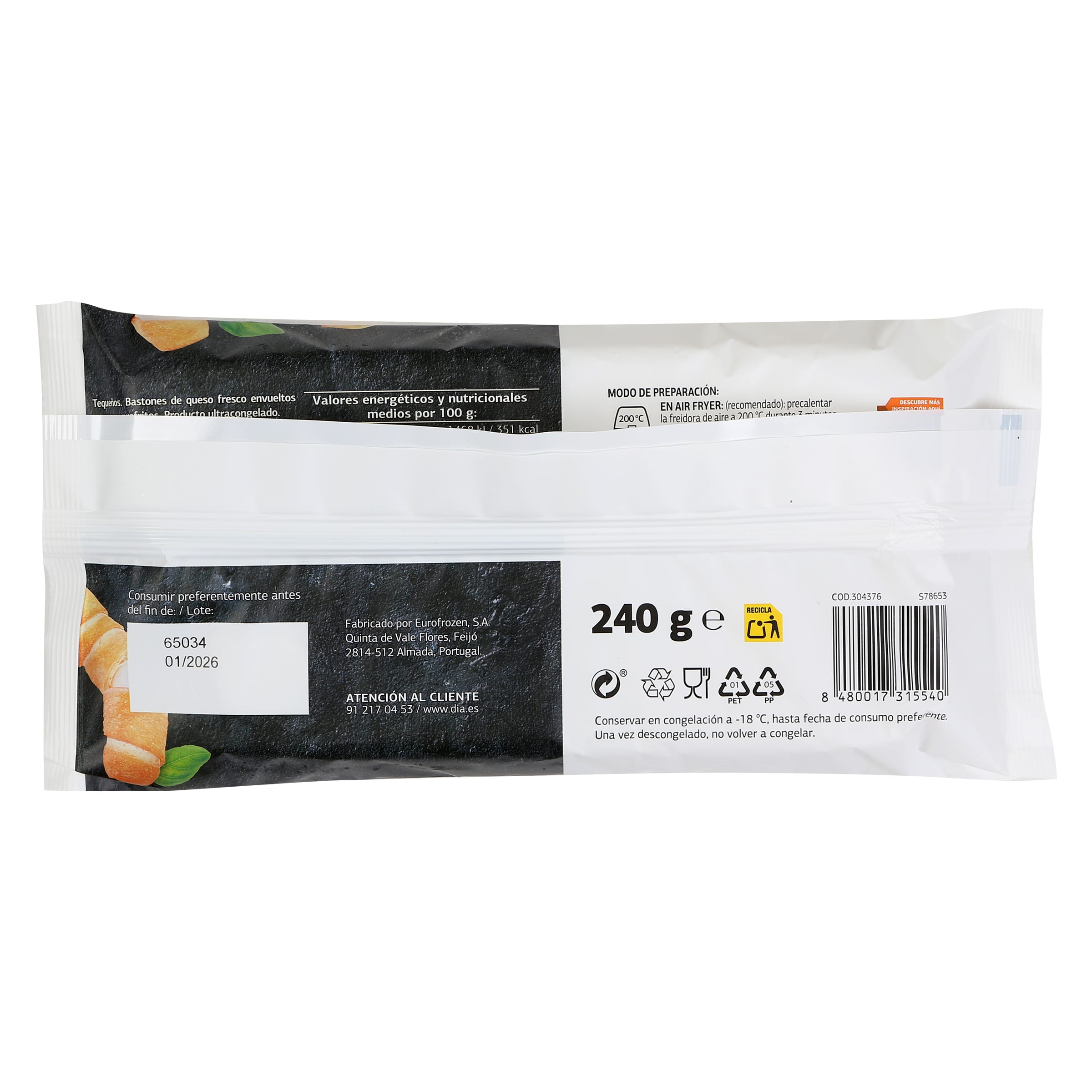 Tequeños de queso Dia Al Punto 240 g