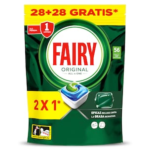pastillas lavavajillas 56 unidades