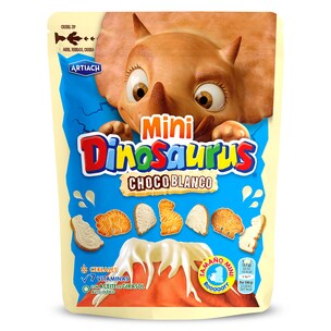 mini galletas choco blanco dinosaurus 100 g