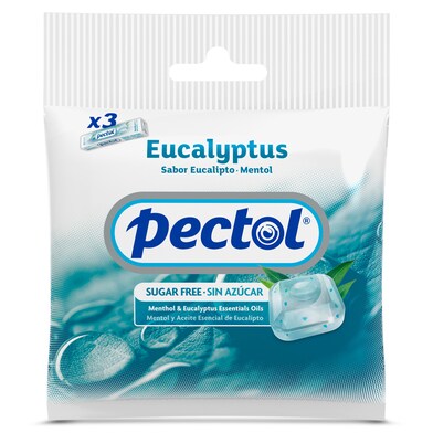 Caramelos de eucalipto y mentol sin azúcar Pectol bolsa 93 g-0 Caramelos de eucalipto y mentol sin azúcar Pectol bolsa 93 g-0