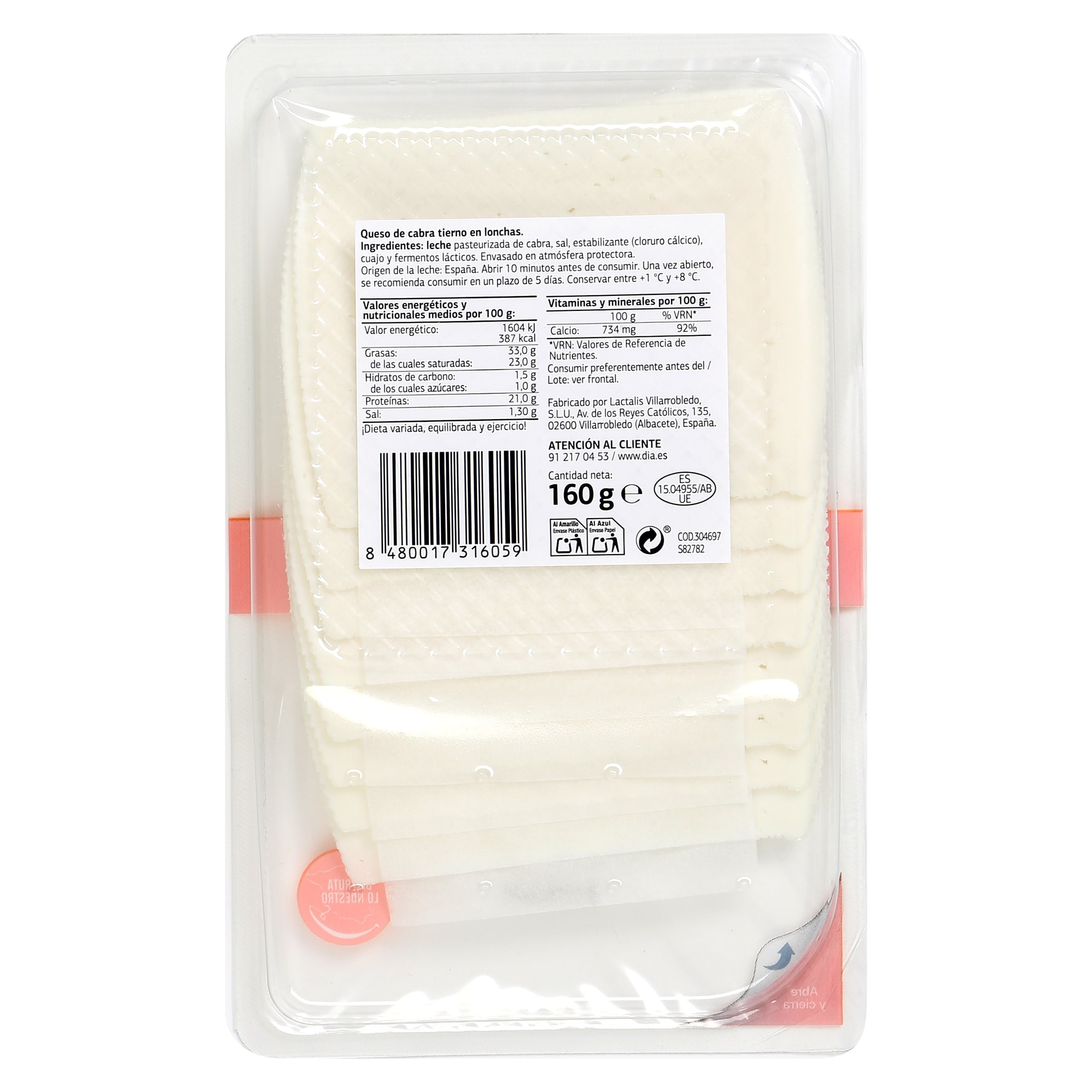Queso tierno de cabra Dia El Cencerro 160 g