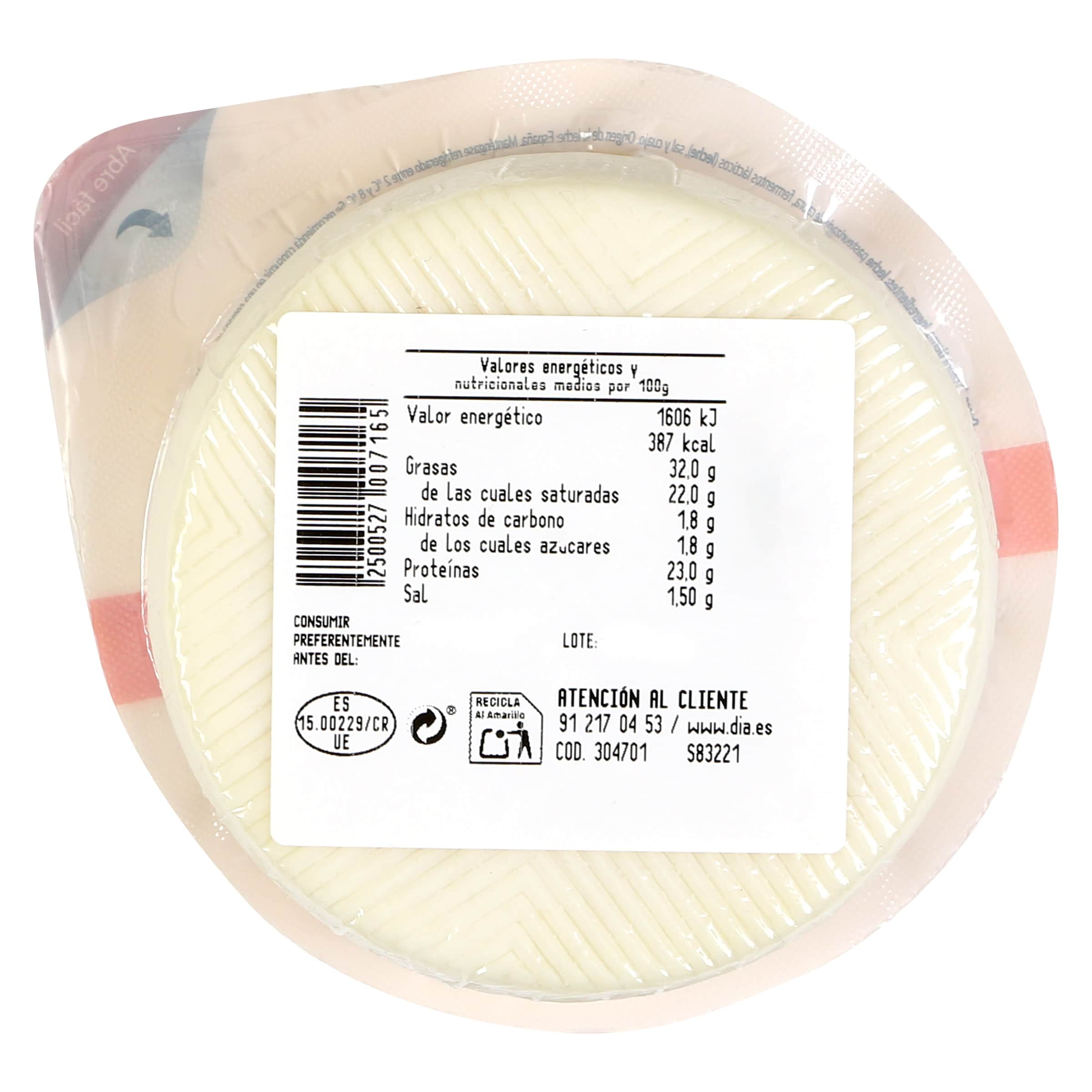 Queso mini tierno de cabra Dia El Cencerro 550 g