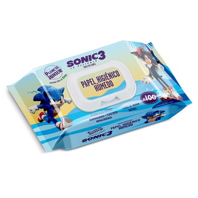 Papel higiénico húmedo Sonic Planeta Junior de Dia bolsa 100 unidades-0 Papel higiénico húmedo Sonic Planeta Junior de Dia bolsa 100 unidades-0
