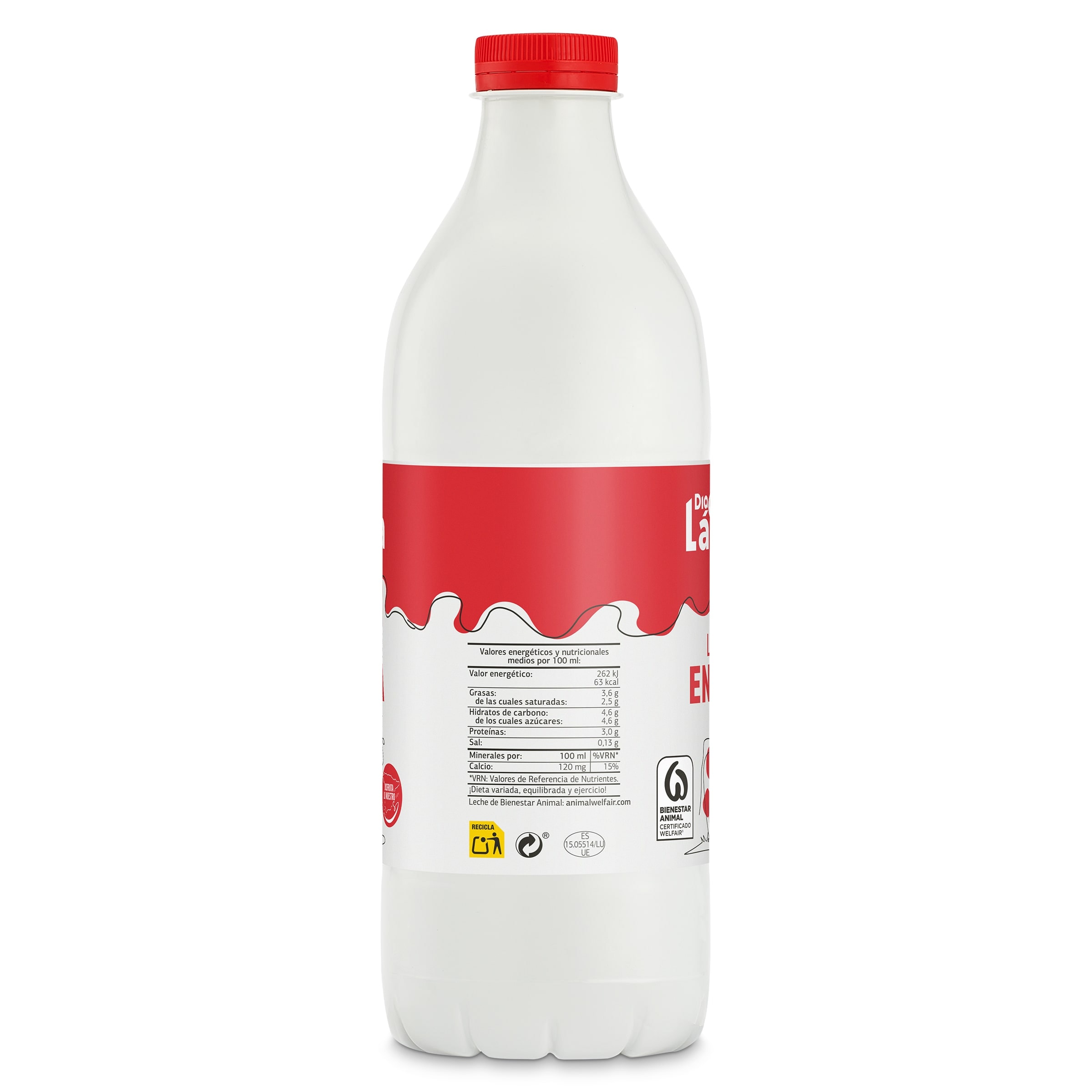 Leche entera Dia Láctea botella 1.5 L