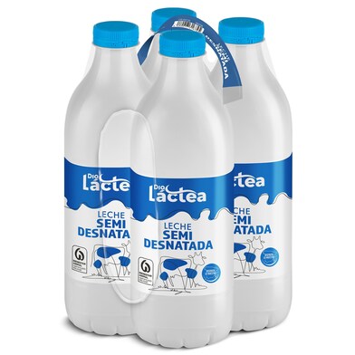 Leche semidesnatada Dia Láctea pack 6 x 1 L-0