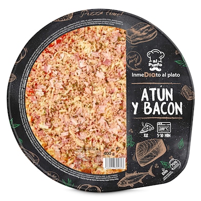 Pizza atún y bacon Al Punto bandeja 400 g-0