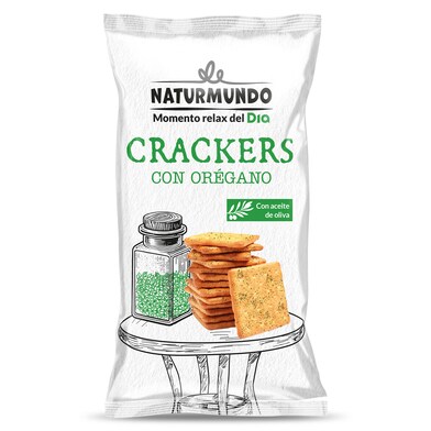 Galletas crackers con orégano Snack Maniac de Dia bolsa 100 g-0 Galletas crackers con orégano Snack Maniac de Dia bolsa 100 g-0