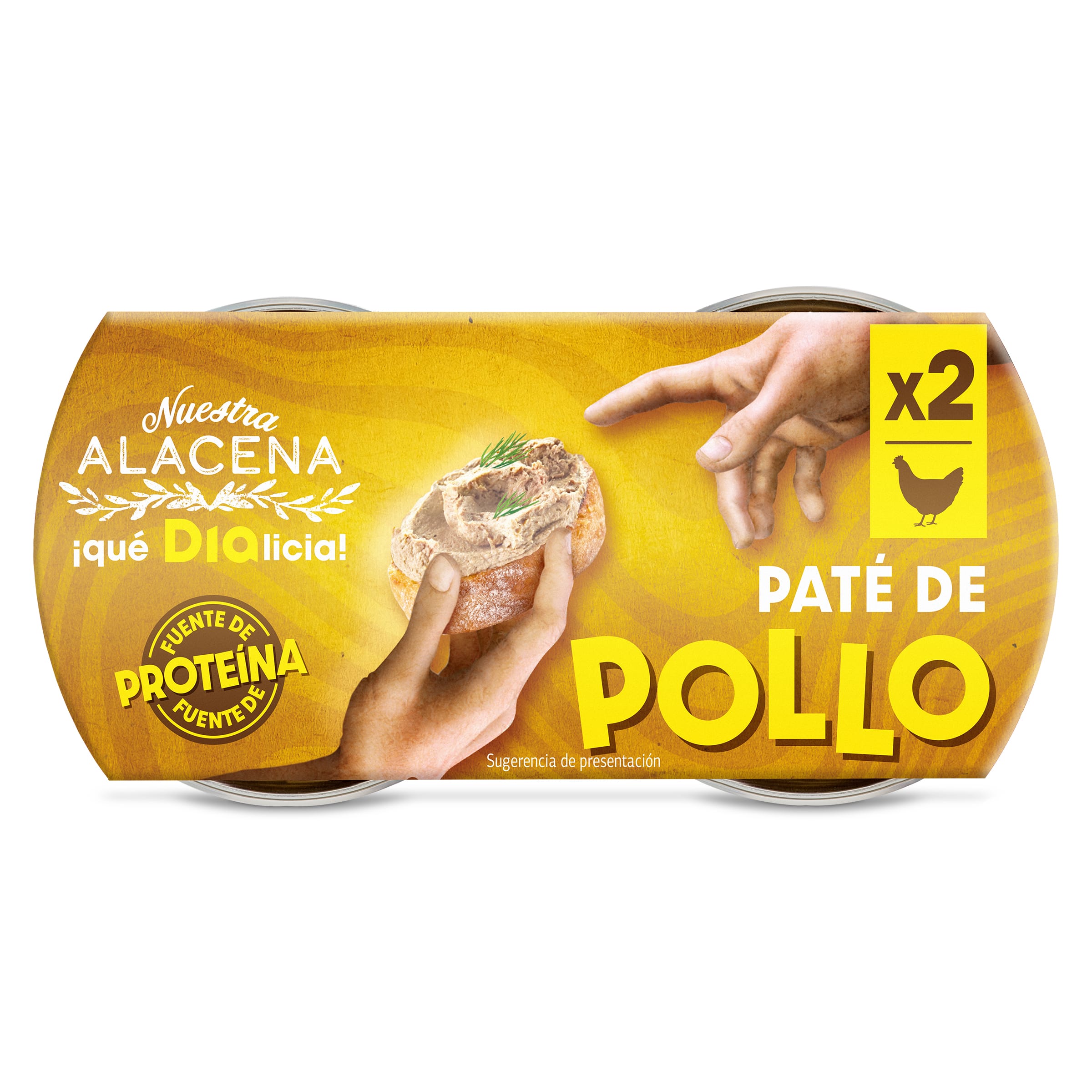 Paté de pollo Dia Nuestra Alacena 2 x 78 g