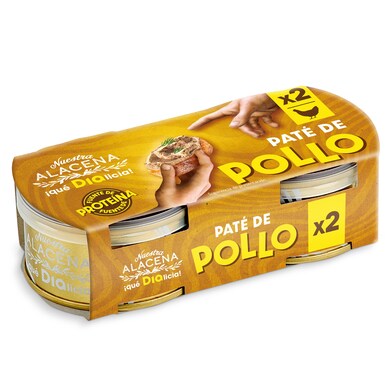 Paté de pollo Nuestra Alacena de Dia pack 2 x 78 g-0