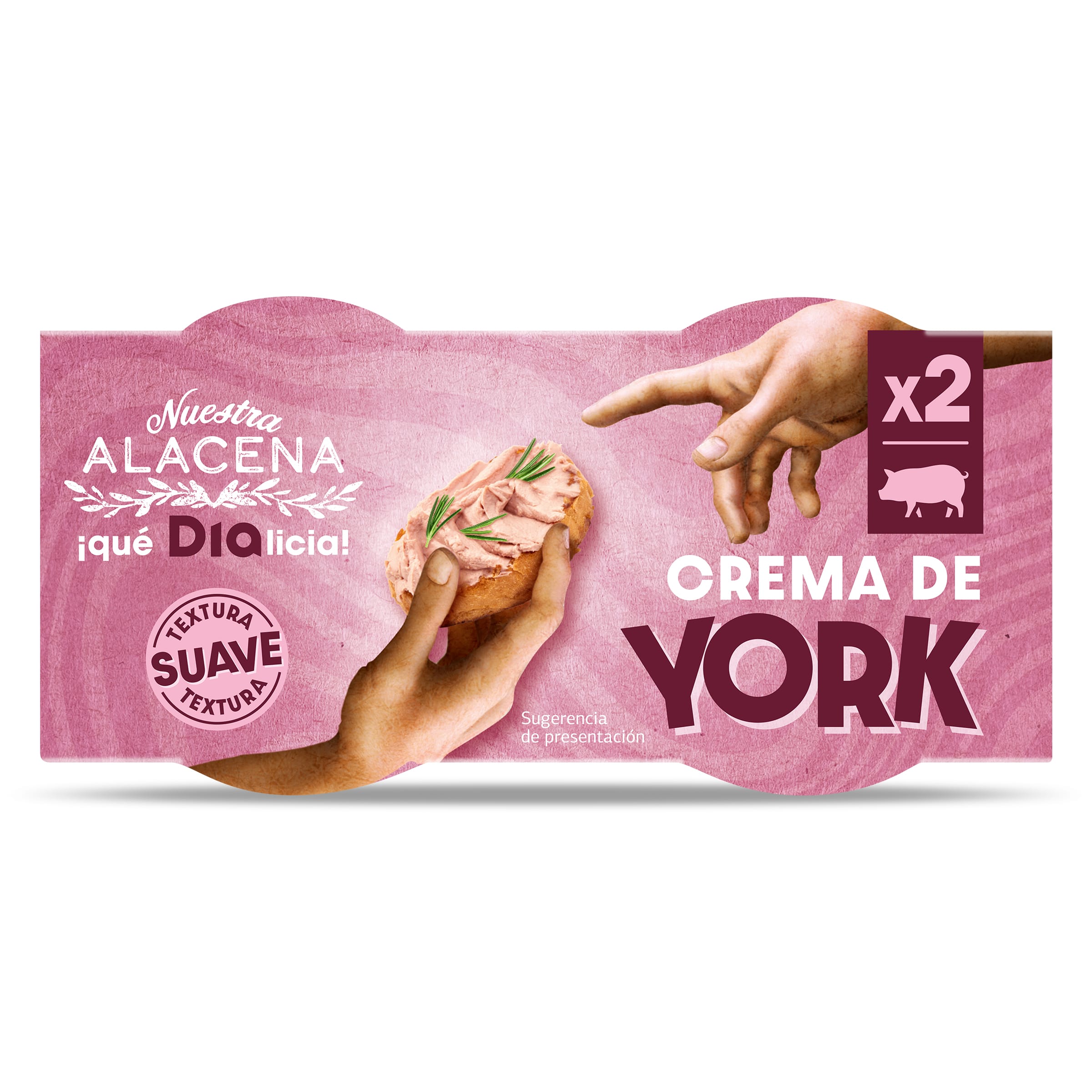 Crema de york Dia Nuestra Alacena 2 x 78 g