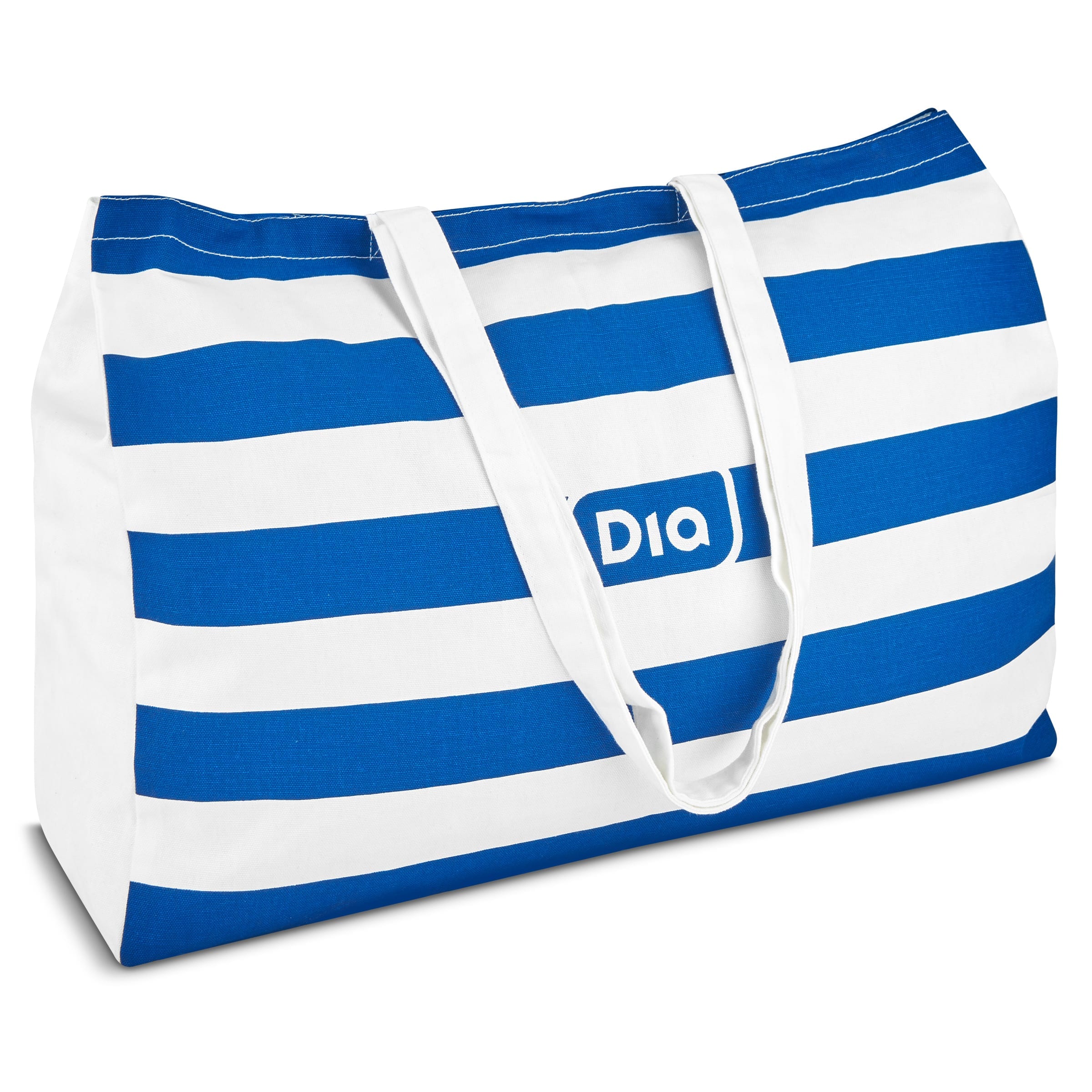 Bolsa de algodón azul de rayas Dia 1 unidad
