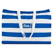 Bolsa de algodón azul de rayas Dia 1 unidad