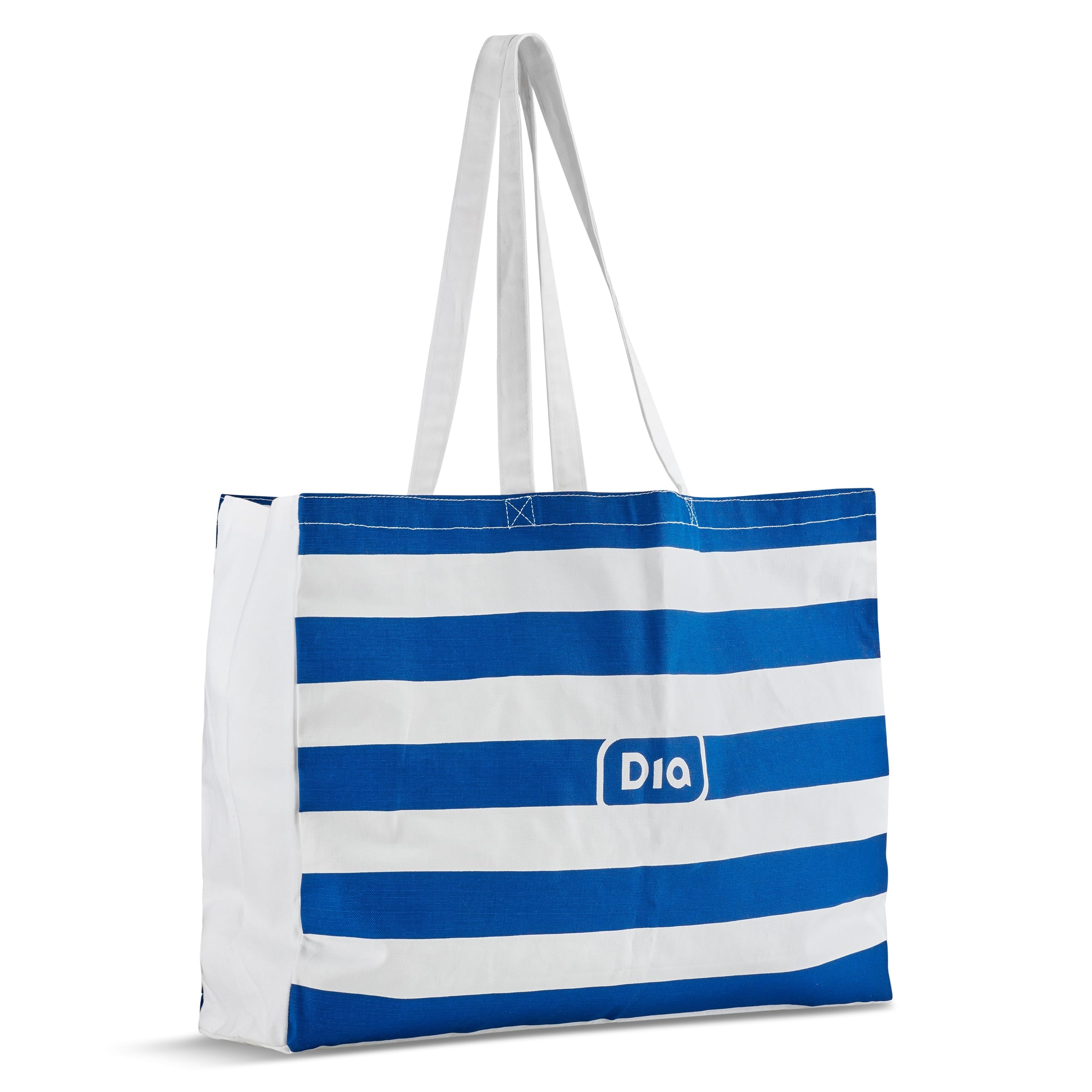 Bolsa de algodón azul de rayas Dia 1 unidad