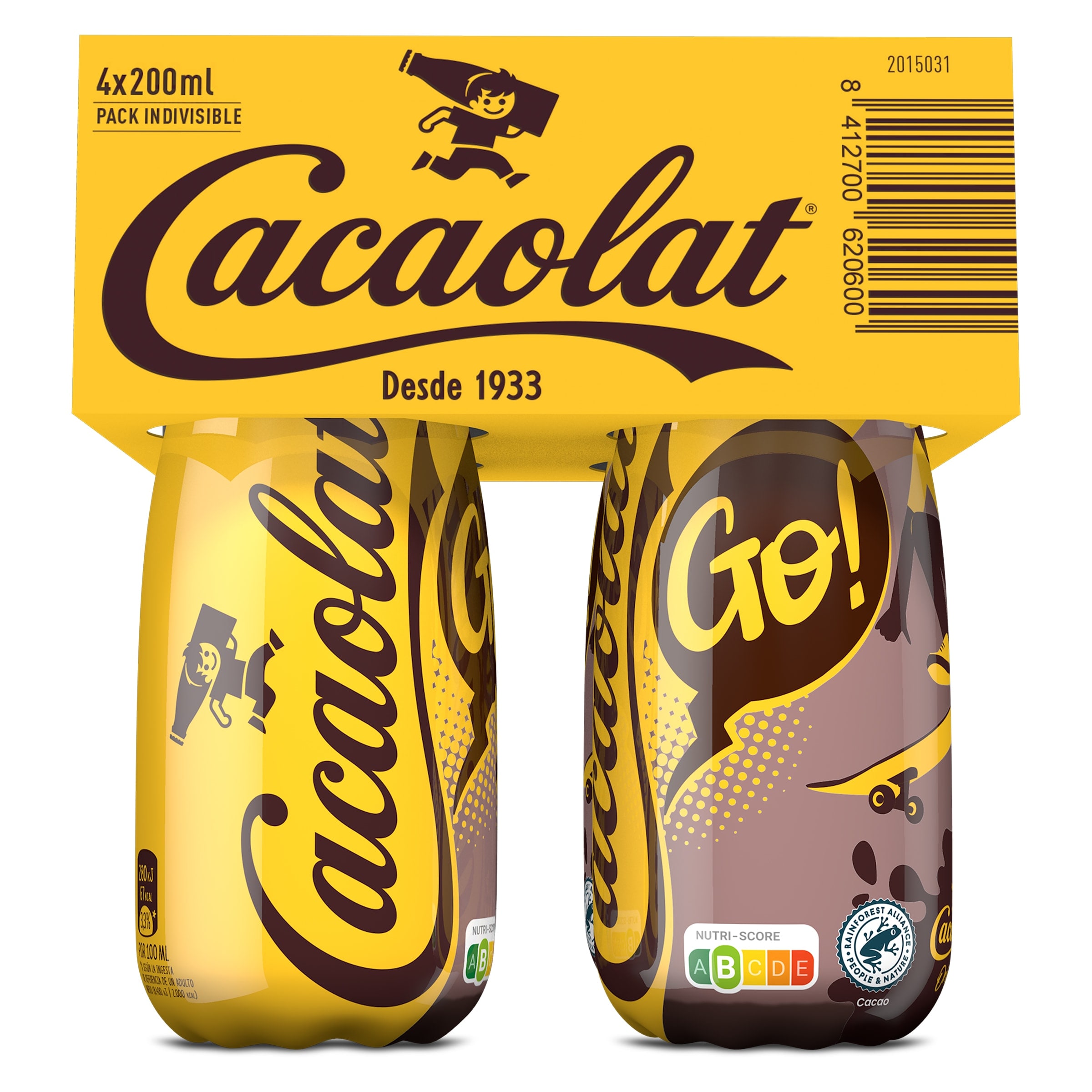 Batido de chocolate Cacaolat 4 x 200 ml