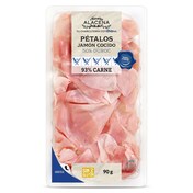 PÉTALOS jamón cocido 50% duroc 93% carne Nuestra Alacena de Dia sobre 90 g