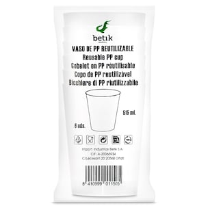 vaso reutilizable de 515 ml 6 unidades