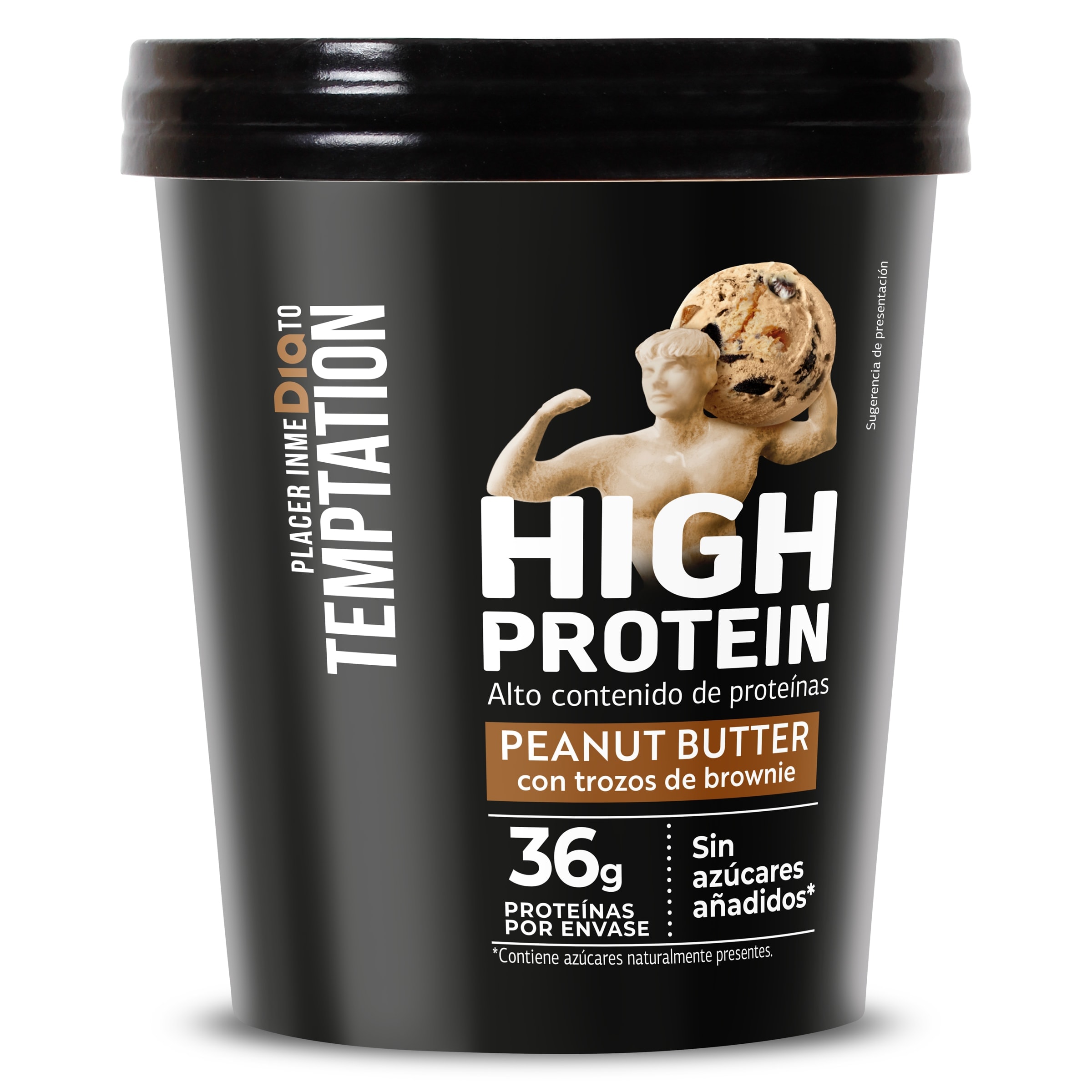 Tarrina de cacahuete alto en proteínas Dia Temptation 350 g