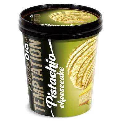 Helado pistacho cheesecake Temptation de Dia tarrina 350 g-0