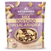 Mix de frutos secos tostado sin sal añadida Naturmundo de Dia bolsa 200 g