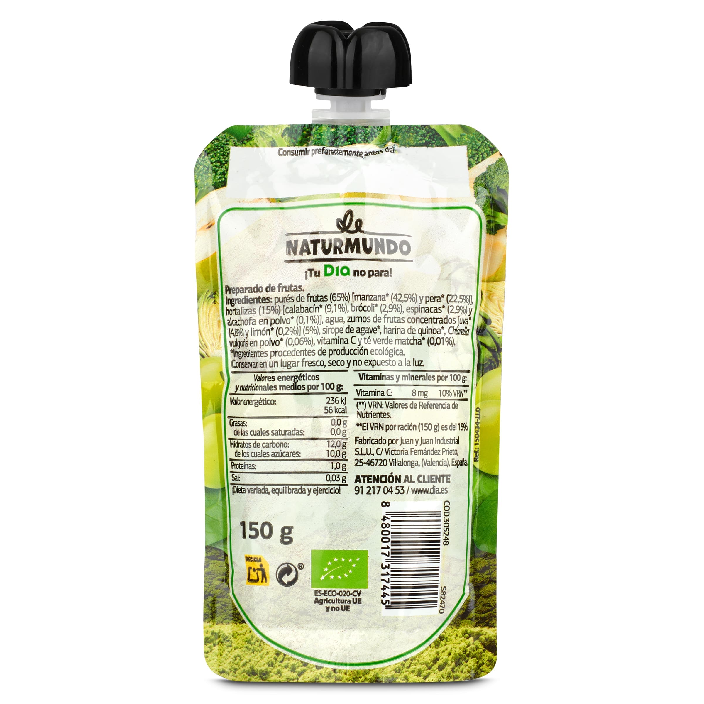 Smoothie detox Dia Naturmundo 150 ml