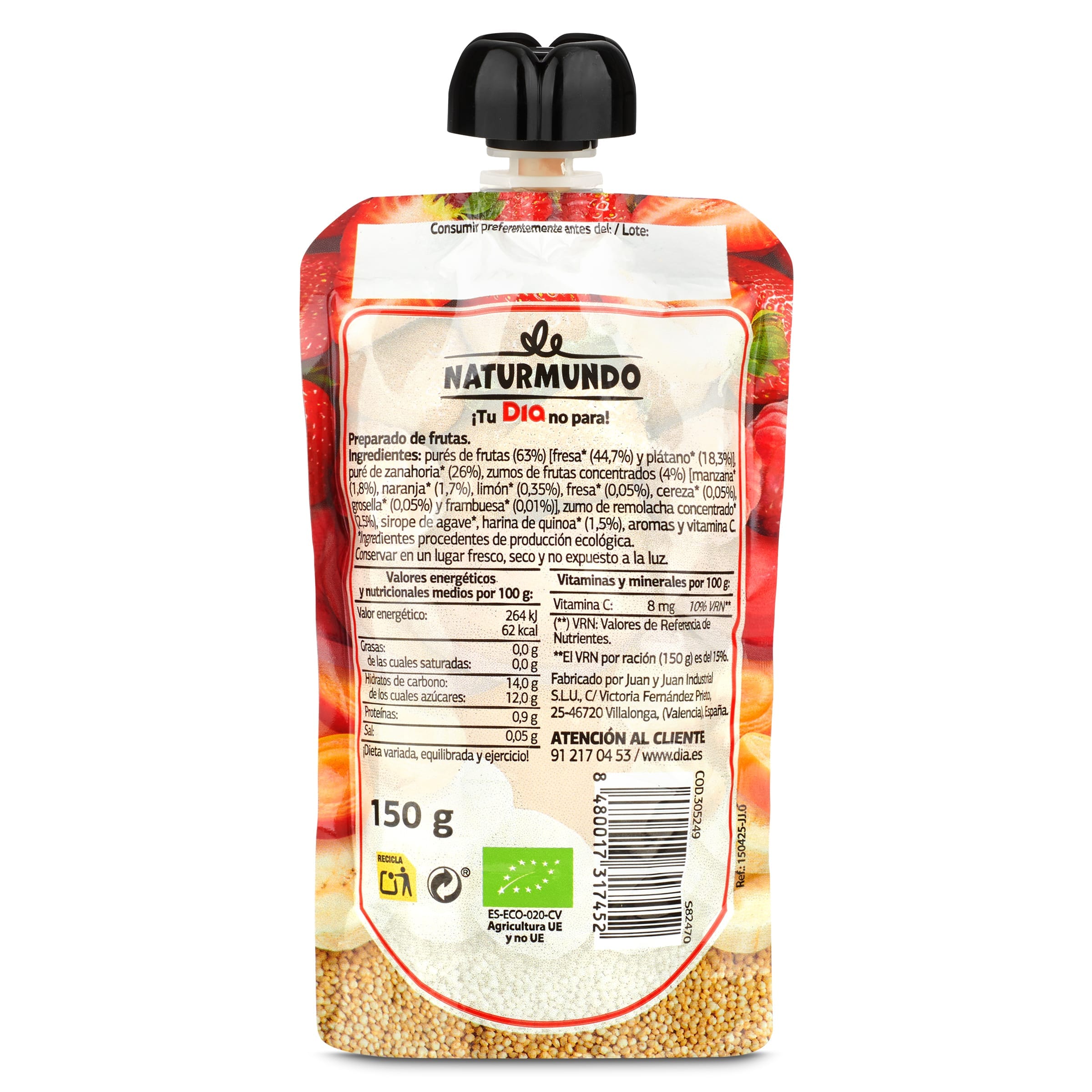 Smoothie antioxidante Dia Naturmundo 150 ml
