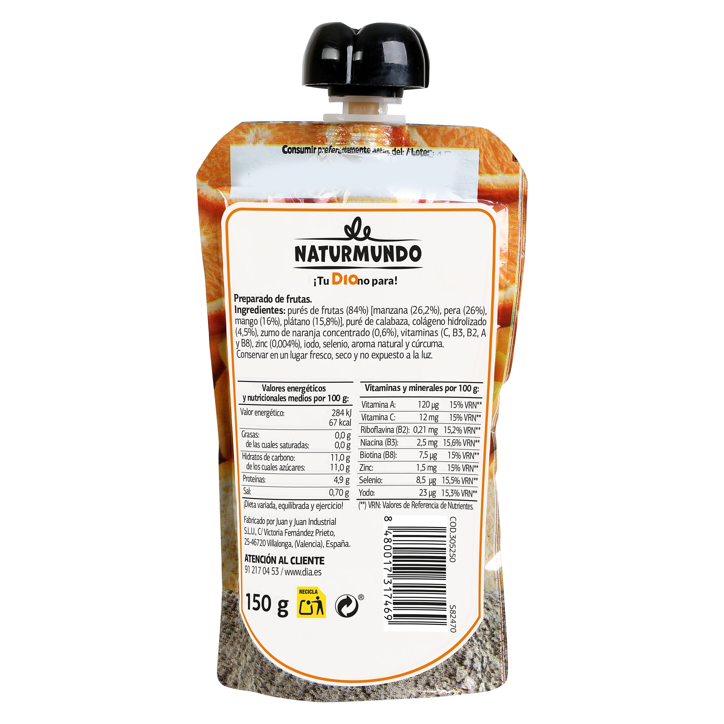 Smoothie belleza Dia Naturmundo 150 ml