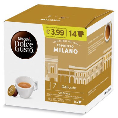 Café en cápsulas espresso milano Nescafé Dolce Gusto caja 14 unidades-0 Café en cápsulas espresso milano Nescafé Dolce Gusto caja 14 unidades-0
