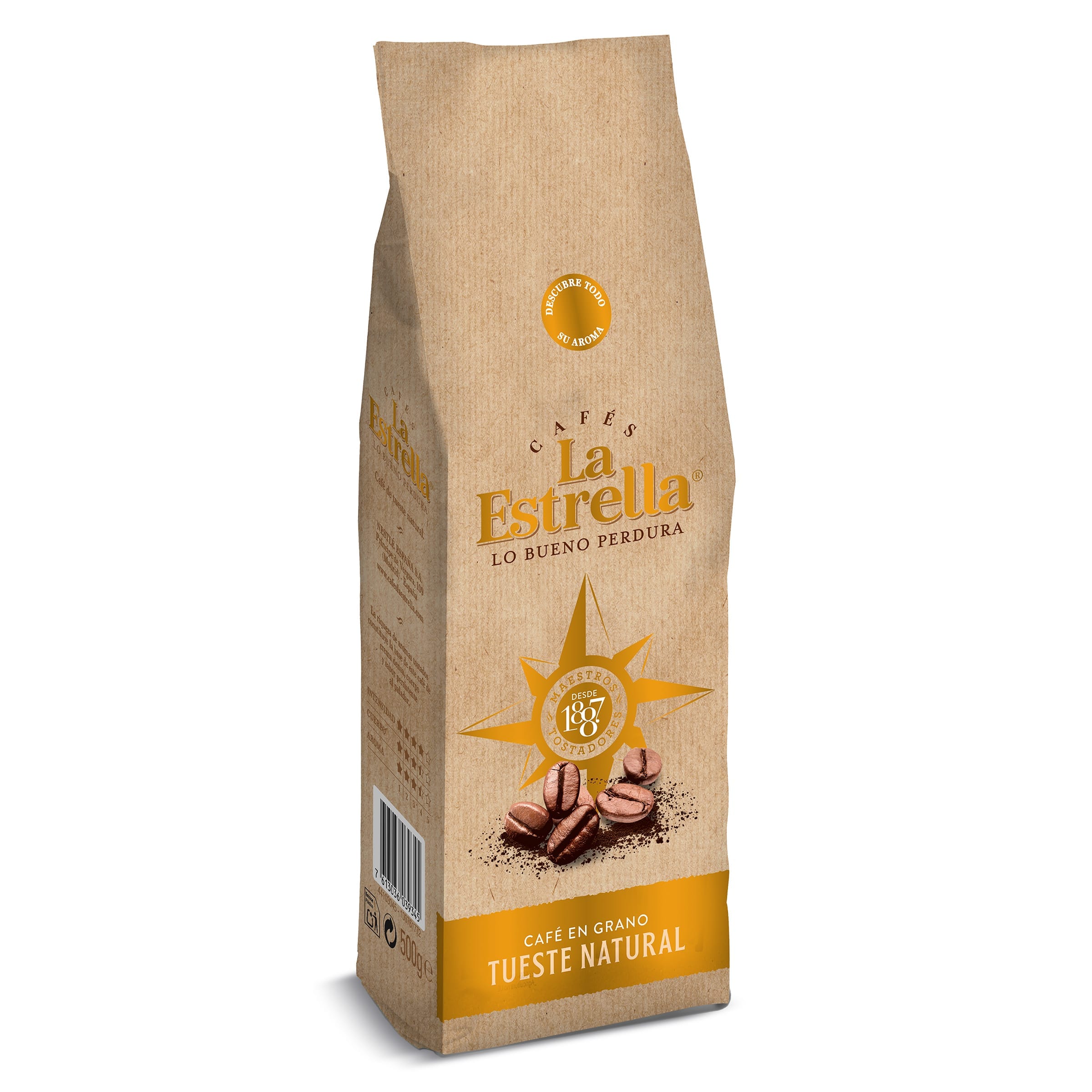 Café en grano natural La estrella 500 g