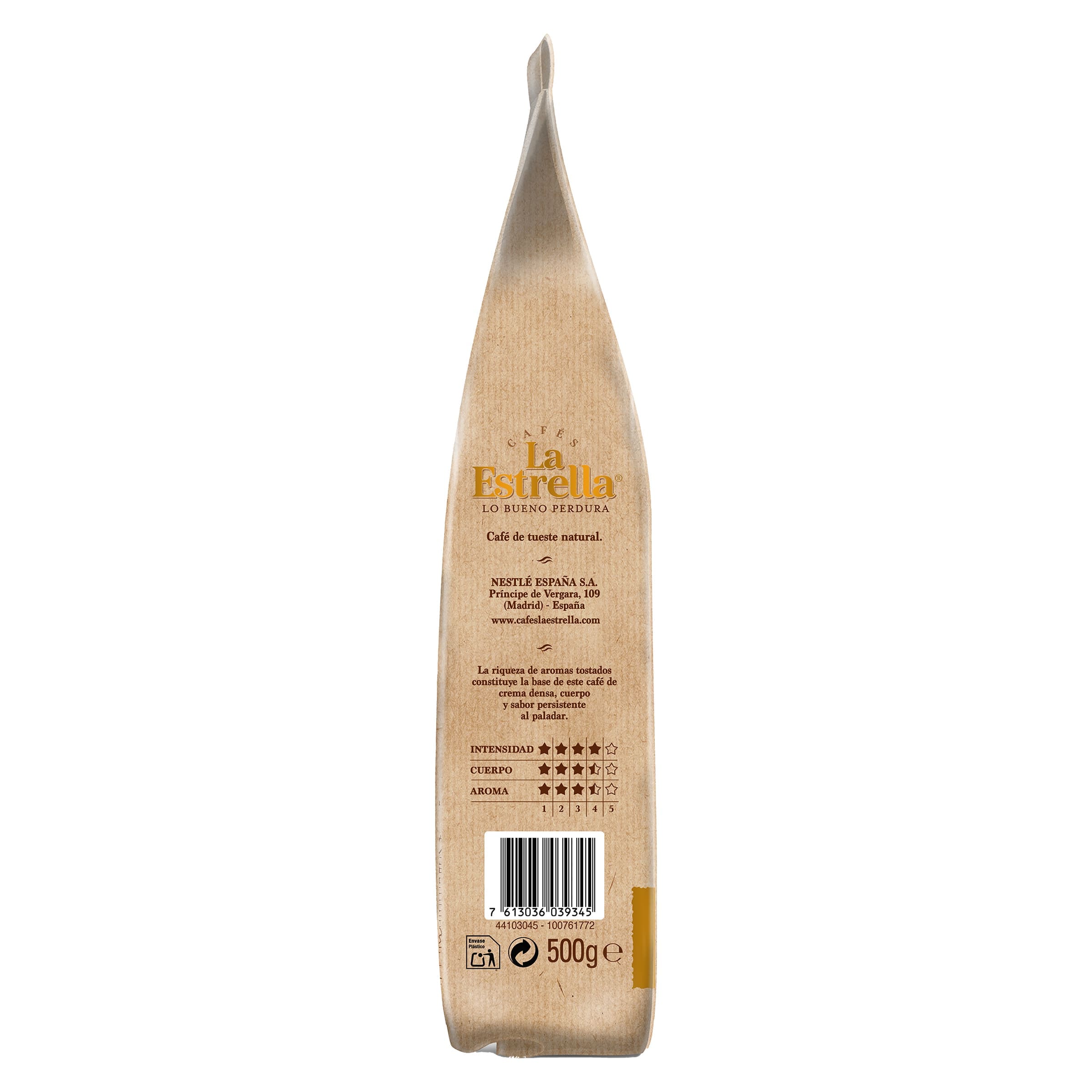 Café en grano natural La Estrella 500 g